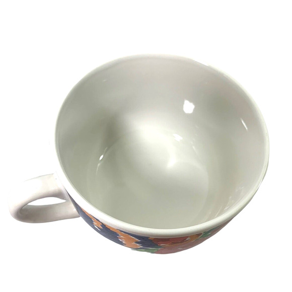 Oversized‎ Coffee Cup & Saucer Floral Ceramic GGI 1996 Table Shelf Decor - Picture 6 of 9